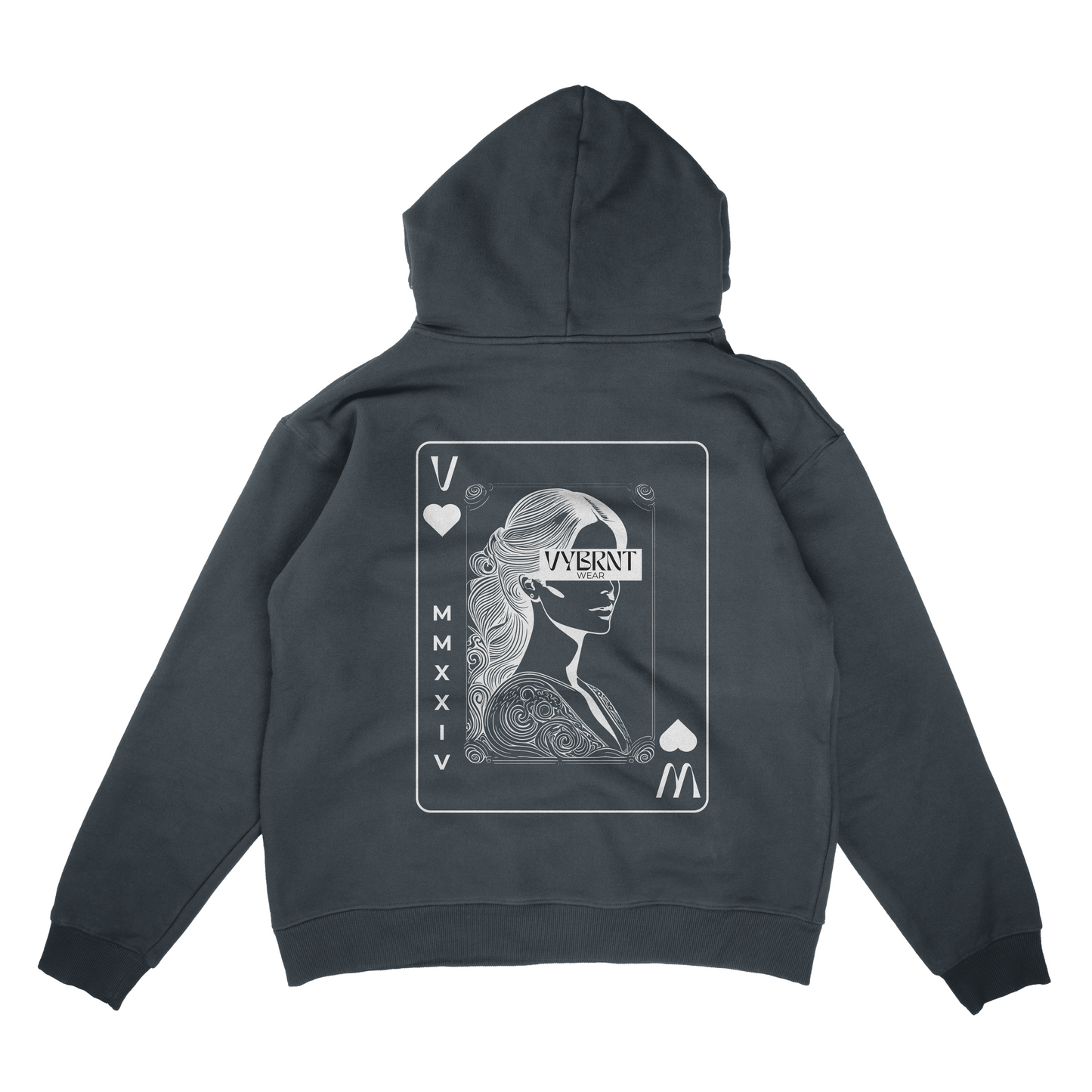 playing card hoodie